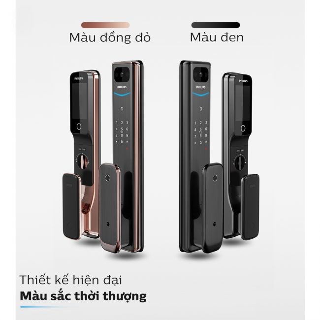 Philips mang đến những dòng khóa thông minh với thiết kế tinh tế, tích hợp công nghệ hiện đại